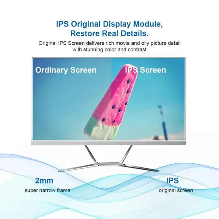 All in One PC 23.8 Inch Core I3 2nd Generations I5 I7 Office Desktop Computer for Business Home Office