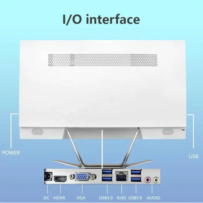 All in One PC 23.8 Inch Core I3 2nd Generations I5 I7 Office Desktop Computer for Business Home Office