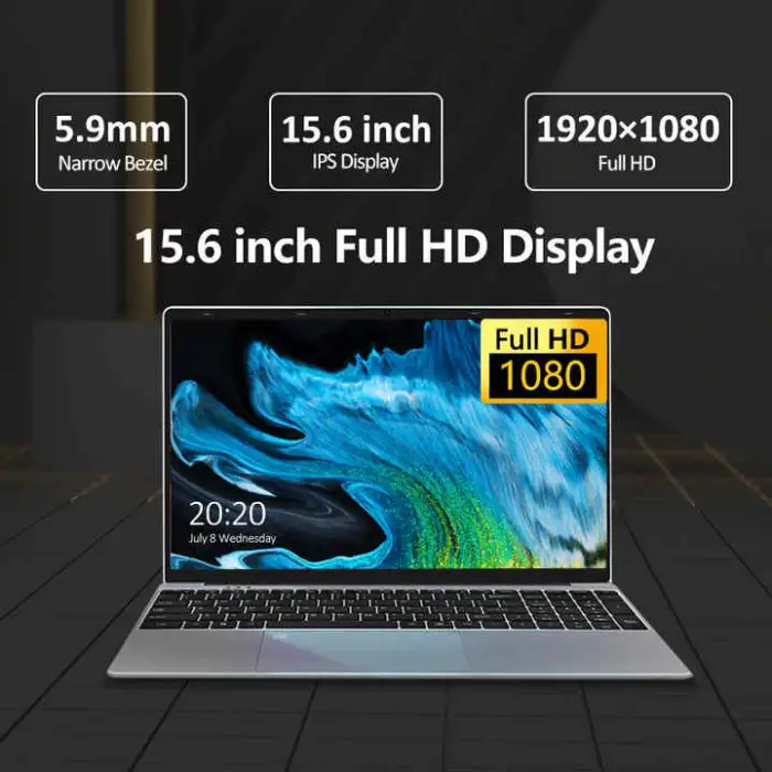 15.6 Inch 16GB N5095 Windows 11 Laptop All-In-One Netbook Gaming PC Solution Versatile MacBook Pro 15.6 Inch 512GB 1TB SSD