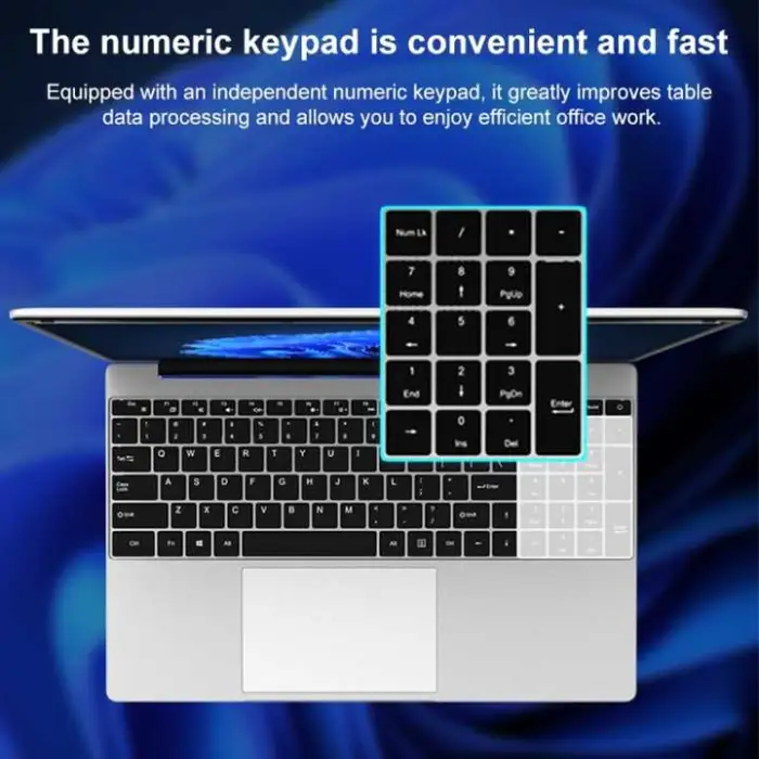 Jumper EZbook S7 15.6 Inch Laptop 16GB+512GB Win 11 Alder Lake N95 Quad Core Gaming Laptop Computer