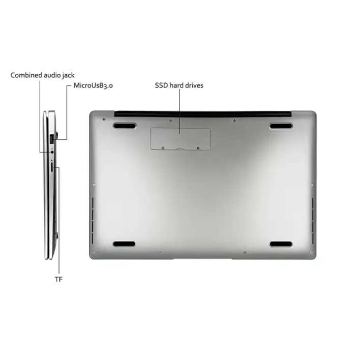 N5095 2.53Ghz 16GB RAM 14.1 Inch Notbook Pc Portable Laptop Computer Gaming Laptop