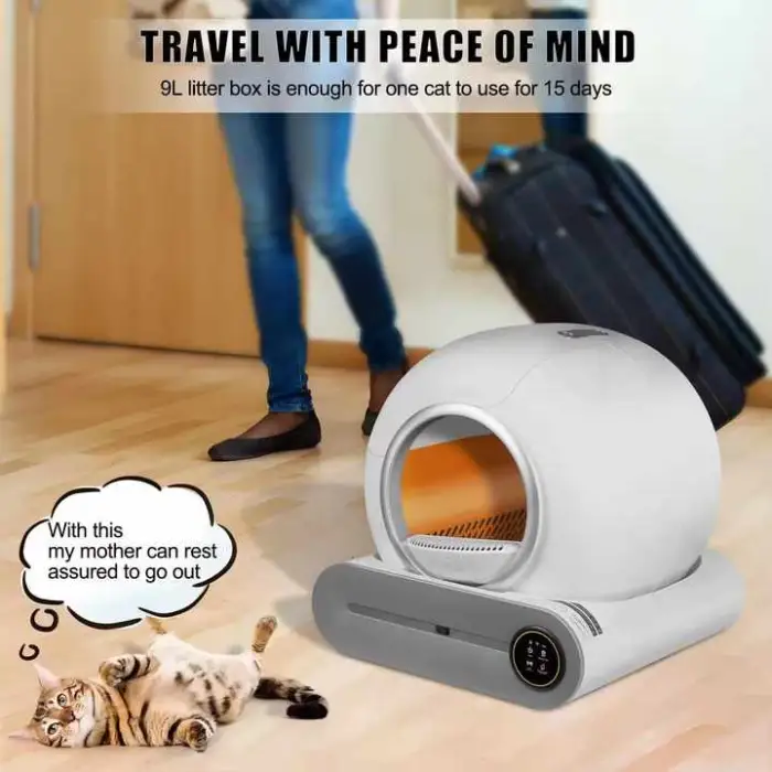 Smart Cat Litter Box Design With App Control Automatic Self-cleaning Closed Auto Intelligent Cat Toilet