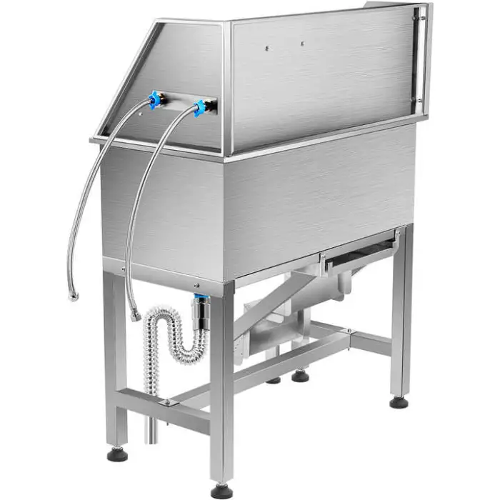 38" 201 Stainless Steel Dog/Grooming Bathing Machine with Left Door Eco-Friendly Features for Bathroom Cats & Small Animals