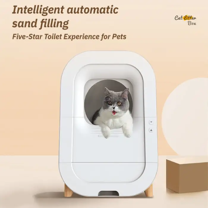 Intelligent Smart Self Cleaning Litter Box for Cats Super Large Automatic Cat Automatic Litter Box