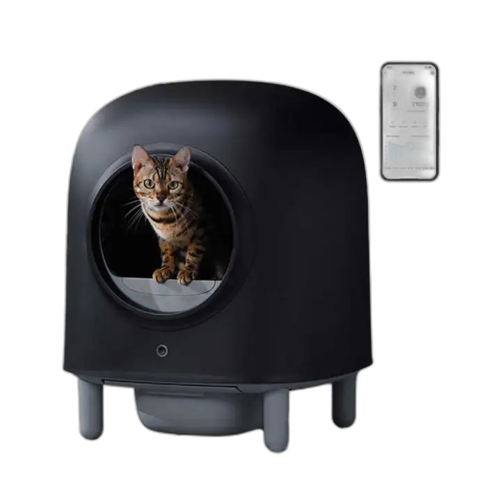 Smart Cat Litter Box Automatic Cat Tray Pet Toilet APP Control Box Self-cleaning Pet Litter Box Cat Products