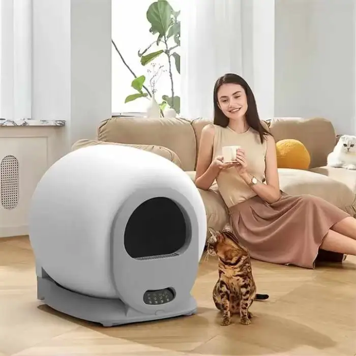 3.0 Self Cleaning Auto Pet Sand Litter Box Electric Smart Self Cleaning Automatic Cat Litter Box Toilet for Cat