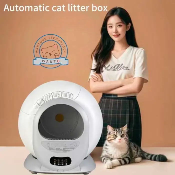 3.0 Self Cleaning Auto Pet Sand Litter Box Electric Smart Self Cleaning Automatic Cat Litter Box Toilet for Cat