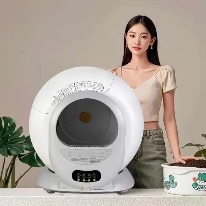 3.0 Self Cleaning Auto Pet Sand Litter Box Electric Smart Self Cleaning Automatic Cat Litter Box Toilet for Cat