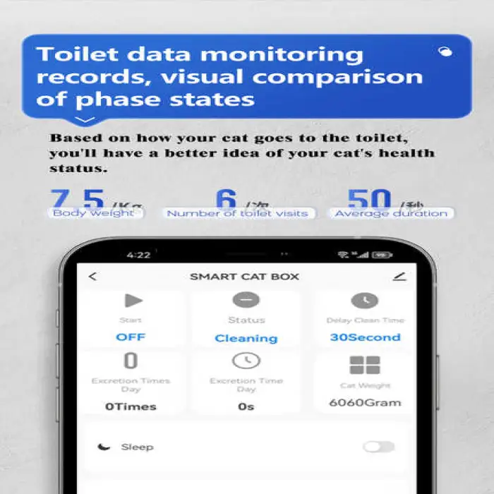 68L Automatic Cat Litter Box OEM/ODM Smart Self Cleaning Cat Litter Box