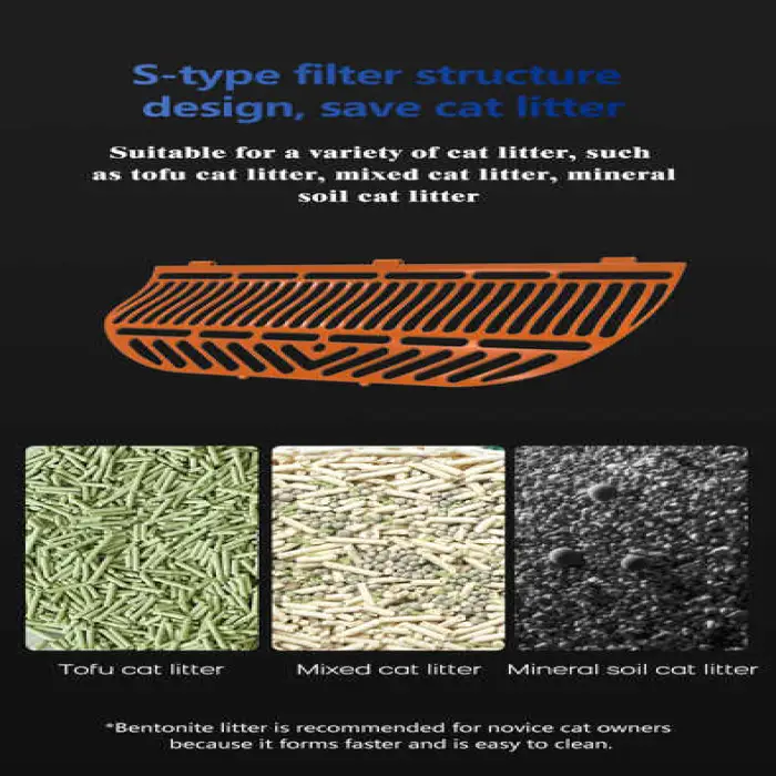 68L Automatic Cat Litter Box OEM/ODM Smart Self Cleaning Cat Litter Box