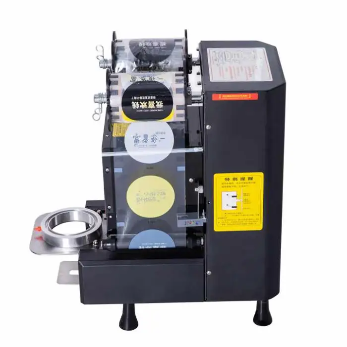 Manual Plastic Paper PET Tea Cup Sealing Machine 350W OEM Bubble Tea Cup Sealer 95mm/90mm/80mm