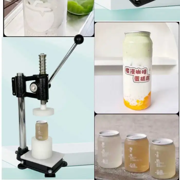 Plastic Can & Carton Sealing Machine  Condition for Beverage Bottle & Paper Packaging (Only for the Plastic Can and Sealer)