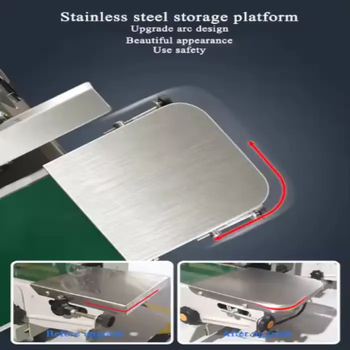 Automatic Horizontal Continuous Bag Sealer Plastic and Foil Bags Heat Sealing Machine for Food and Industrial