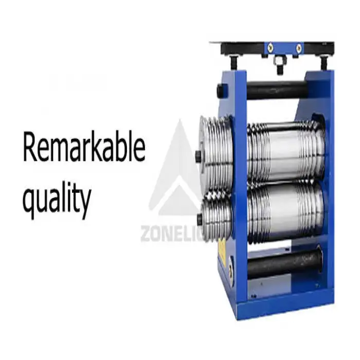 DIY Manual Presser Flat Semicircle Pattern Jewelry Rolling Mill Machine for Metal-rolling Sheet Mills
