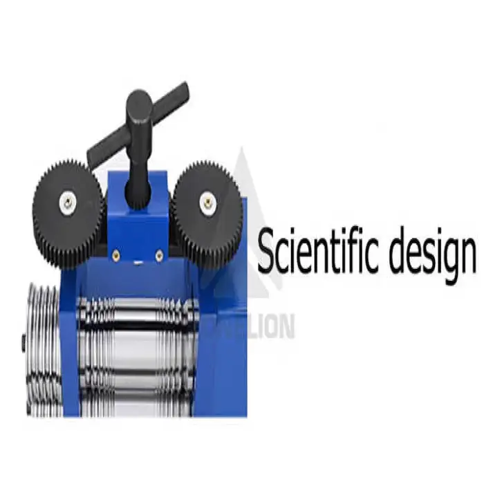 DIY Manual Presser Flat Semicircle Pattern Jewelry Rolling Mill Machine for Metal-rolling Sheet Mills