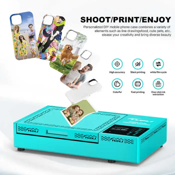 3D Sublimation Diy Mobile Cover Heat Thermal Transfer Printing Machine Custom Design Phone Case Printer