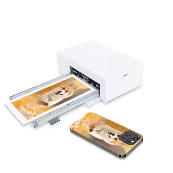 Thermal Sublimation Printer Mobile Skin Back Film Printer Small MINI Photo Printer for Phone Cases