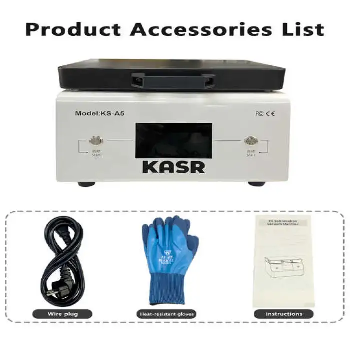 KASR 3D Sublimation Mobile Phone Case Printer Custom Personalized Making Vacuum Heat Transfer Printing Machine