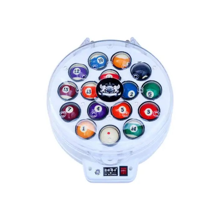 Automatic Billiard Ball Cleaning 16 or 22pcs Pool Ball Washer Polisher Machine for Home