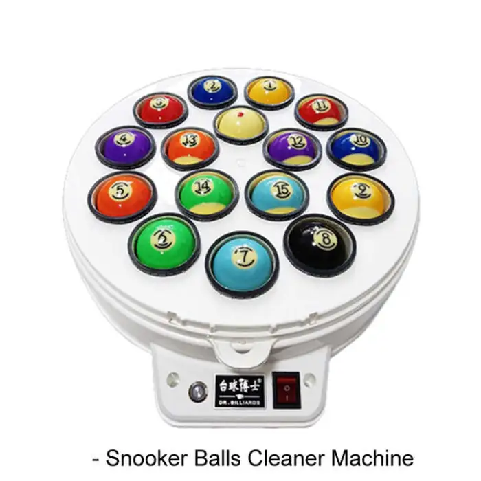 Automatic Billiard Ball Cleaning 16 or 22pcs Pool Ball Washer Polisher Machine for Home