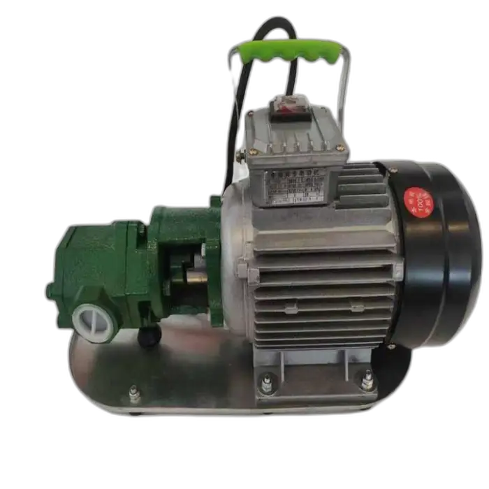 220V Diesel Self-priming Gear Pump Portable Portable Pump 12V Small Electric Sump Pump