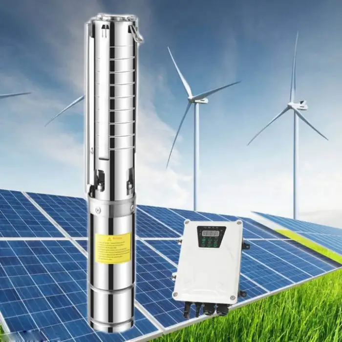 Water Pumping Machine Agriculture Pompe Solaire 48 Volt 400W DC Solar Pump Set Agriculture System Water DC Solar Pump