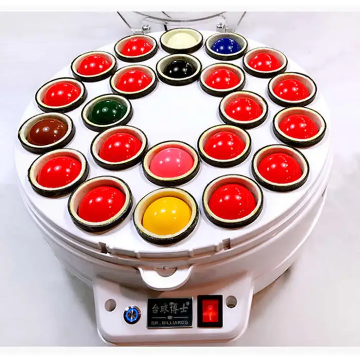 22 Pieces Snooker Balls Washing Machine Billiard Pool Snooker Ball Cleaner Machine Washer
