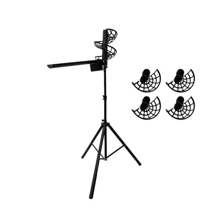 Ball Launcher Tennis Ball Tennis Ball Machine Adjustable Height Pickleball Machine With Auto Swing