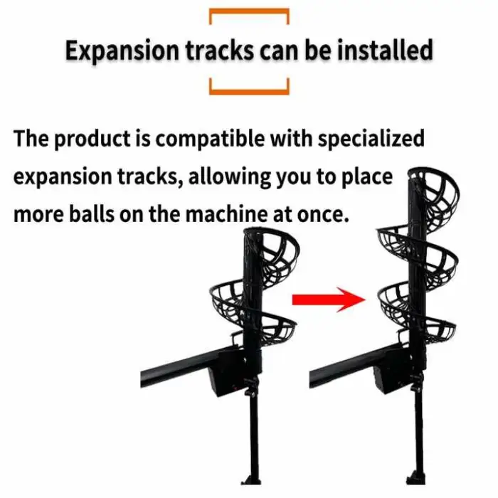 Ball Launcher Tennis Ball Tennis Ball Machine Adjustable Height Pickleball Machine With Auto Swing