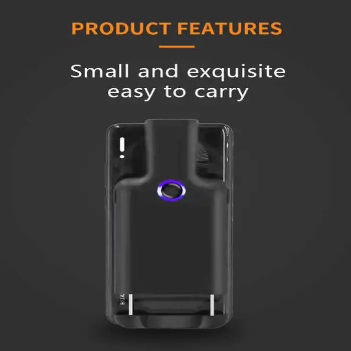 BC20S Portable Mobile Phone Back Clip 1D 2D Scanning Gun QR Reader Wireless Blue Tooth Barcode Scanner