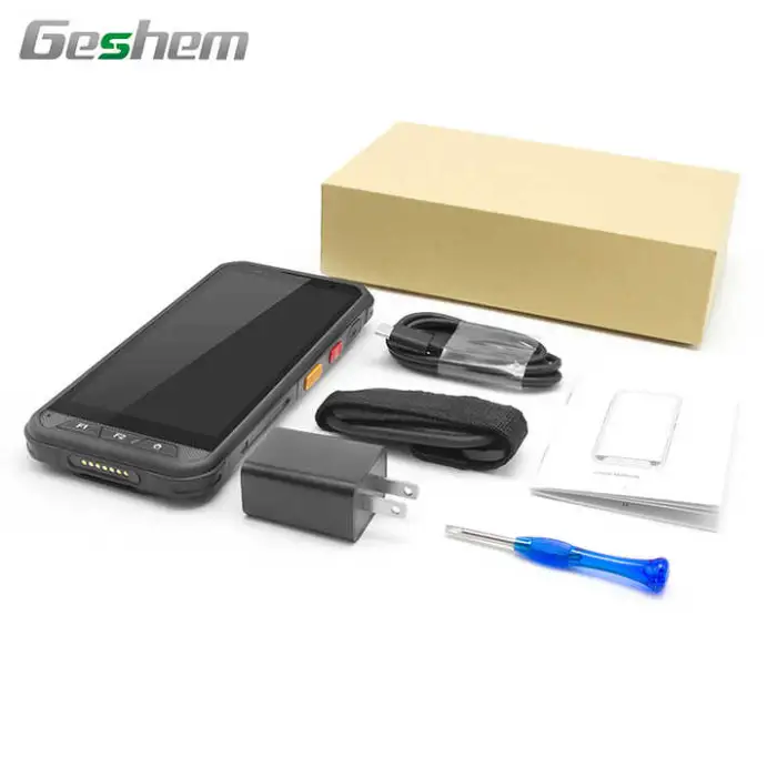 5.7inch Android 12 with GMS 4G Rugged Wireless Handheld PDA 1D 2D Qr Barcode Scanner Inventory Mobile Data Terminal