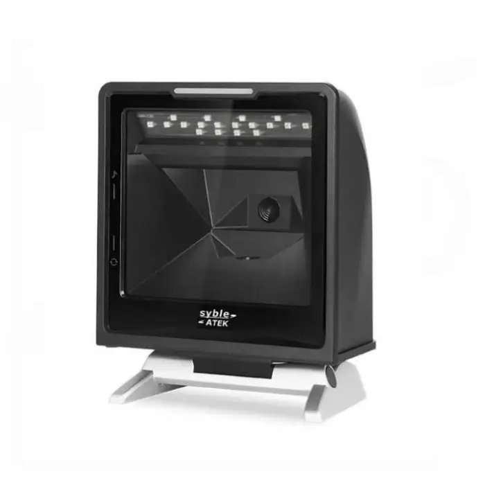 AK-9878H Syble 1D 2D QR Code Scanner Image Reader POS  Handsfree Omnidirectional Desktop Scanner