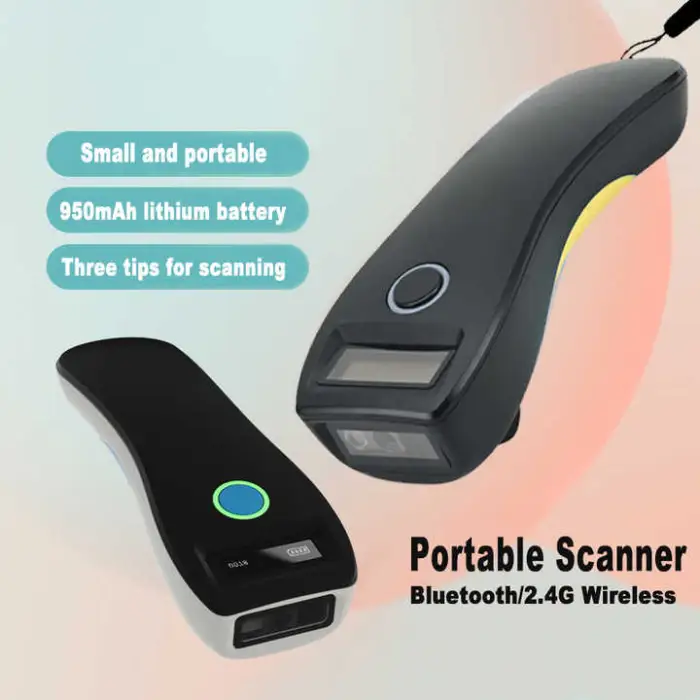 C70 Portable 2D QR Scanners 3 in 1 Handheld Wireless Bluetooth Barcode Reader for POS Inventory Logistics