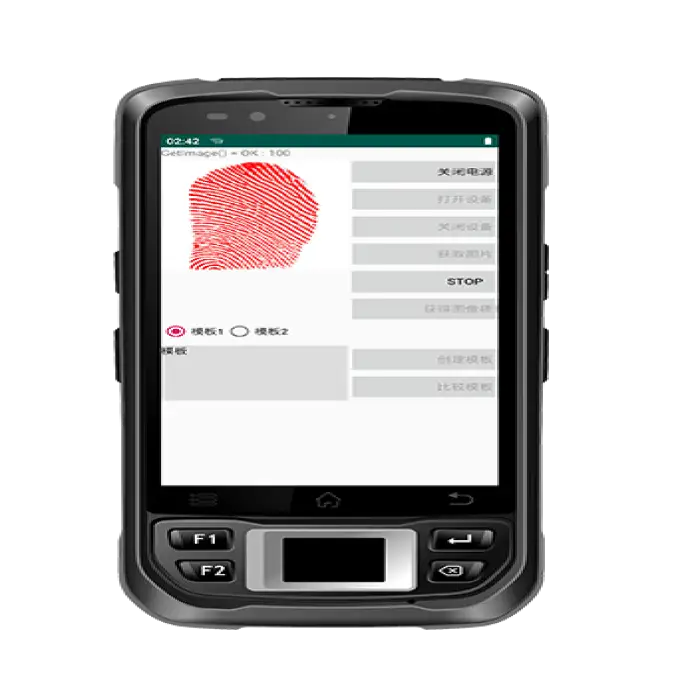 NFC RFID 4G GPS WIFI Barcode Scanner Portable Handheld Terminal Fingerprint Identification Android Handheld Pda