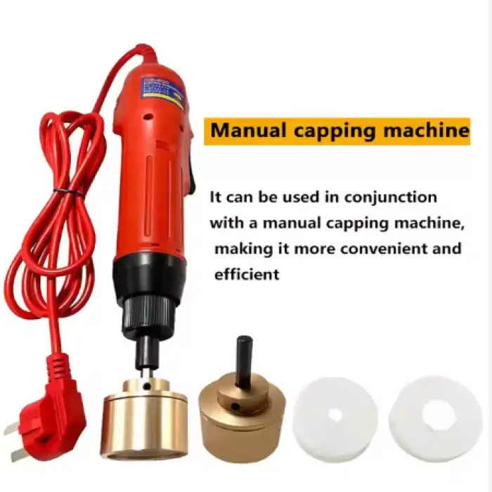 Handheld Electric Screw Bottle Closing Machine
