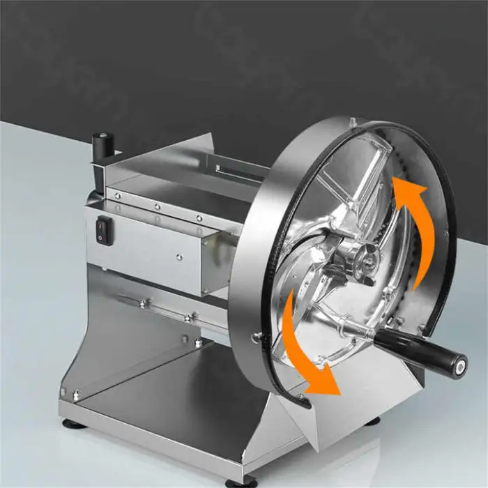 Commercial Stainless Steel Automatic Electric Onion Potato Lemon Mango Coconut Chips Fruit and Vegetables Cutting Machine Slicer