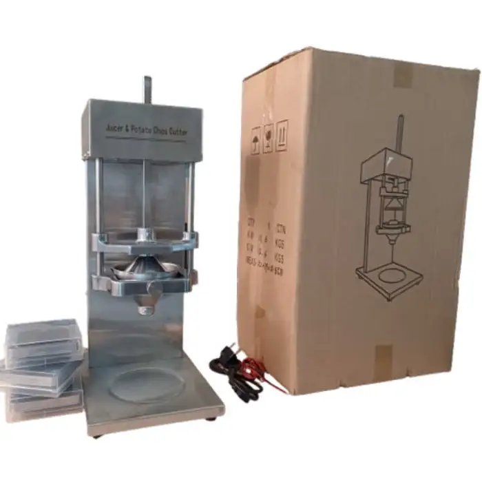 7/9/13mm Cutting Size Fruit & Vegetable Strip Juicing Potato Chips Making Machine Lemon Juicer