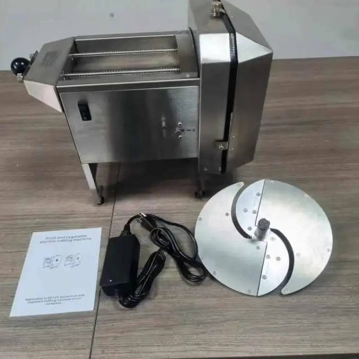 Electric Multifunctional Banana Slicer Automatic Lemon Apple Potato Chips Cutting Machine Fruit Vegetable Cutter Dicing Machine