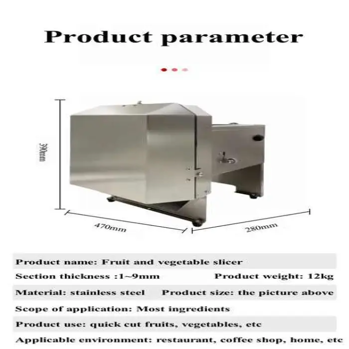 Electric Multifunctional Banana Slicer Automatic Lemon Apple Potato Chips Cutting Machine Fruit Vegetable Cutter Dicing Machine