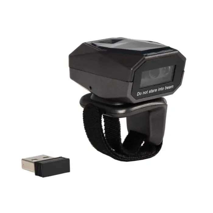 BlueTooth Portable Wearable QR Barcode Reader Wireless Ring Finger Barcode Scanner