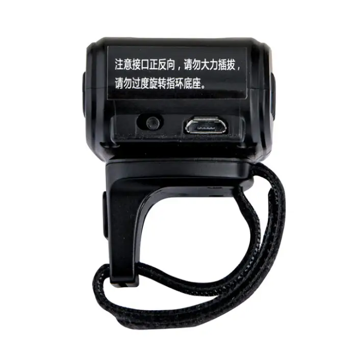 BlueTooth Portable Wearable QR Barcode Reader Wireless Ring Finger Barcode Scanner