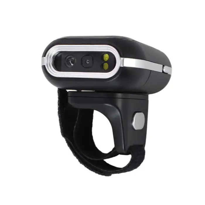 Mini Finger Ring Barcode Scanner High-Speed Wireless Bluetooth Portable Suitable for Warehouse