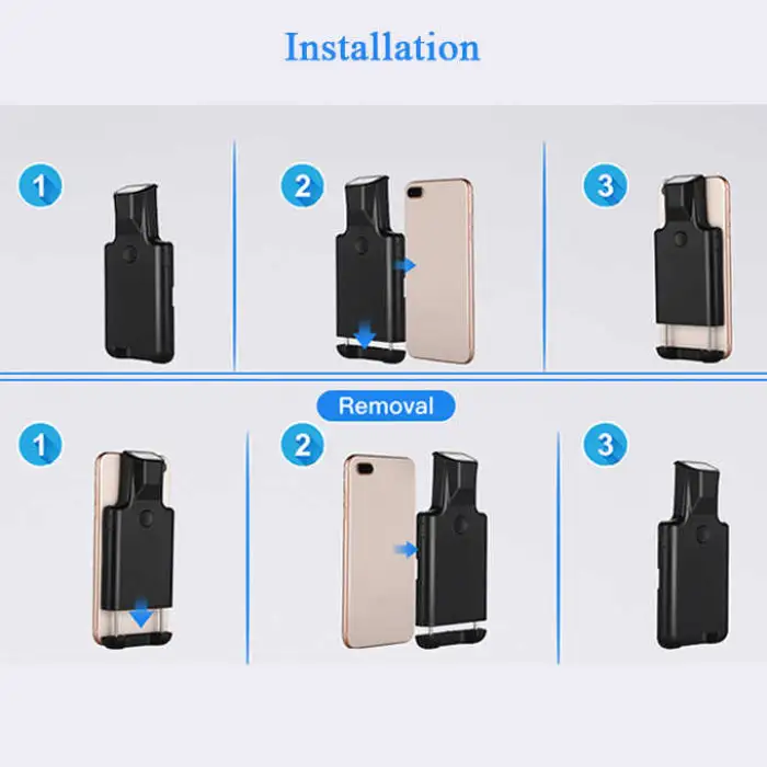 Portable Back Clip Barcode Scanner 1D 2D Qr Code Android Bar Code Reader Wireless 2.4G bluetooth Barcode Scanner