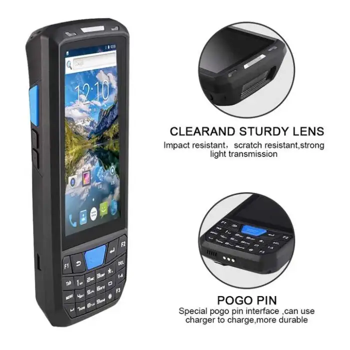 Android 13 4G Rugged Wireless Handheld Pda 1D 2D Qr Code Scanner Inventory Mobile Data Terminal