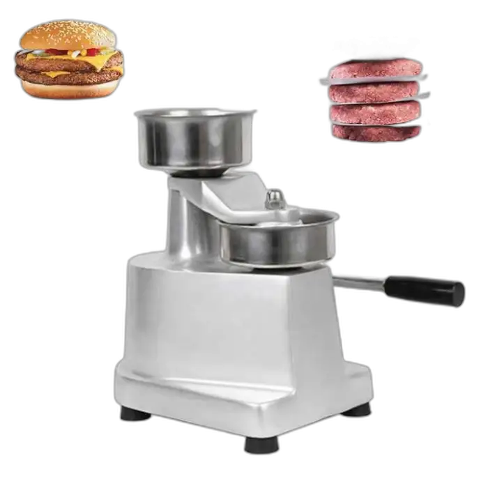 Hamburger Patty Making Machine Manual Burger Maker Beef Meatloaf Making Equipment Hamburger Patty Forming Machine