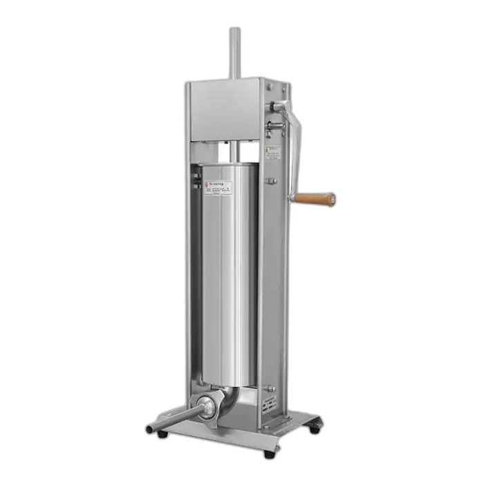TV-10L  Stainless Steel Manual Sausage Stuffer Machine Eco-Friendly Meat Product Maker Restaurants Hotels Food Shops