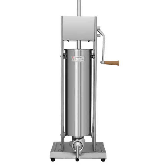 TV-10L  Stainless Steel Manual Sausage Stuffer Machine Eco-Friendly Meat Product Maker Restaurants Hotels Food Shops