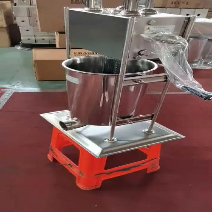 TV-10L  Stainless Steel Manual Sausage Stuffer Machine Eco-Friendly Meat Product Maker Restaurants Hotels Food Shops