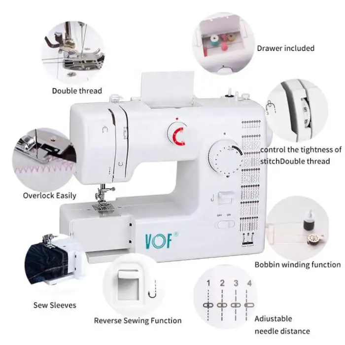 Electronic Sewing Machine Multifunction Overlock Sewing Machine Industrial