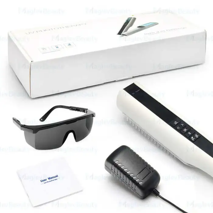 Medical  Home Use Handheld 311nm UVB Lamp 308nm Phototherapy Device 308 UVB for Vitiligo Psoriasis Eczema Treatment